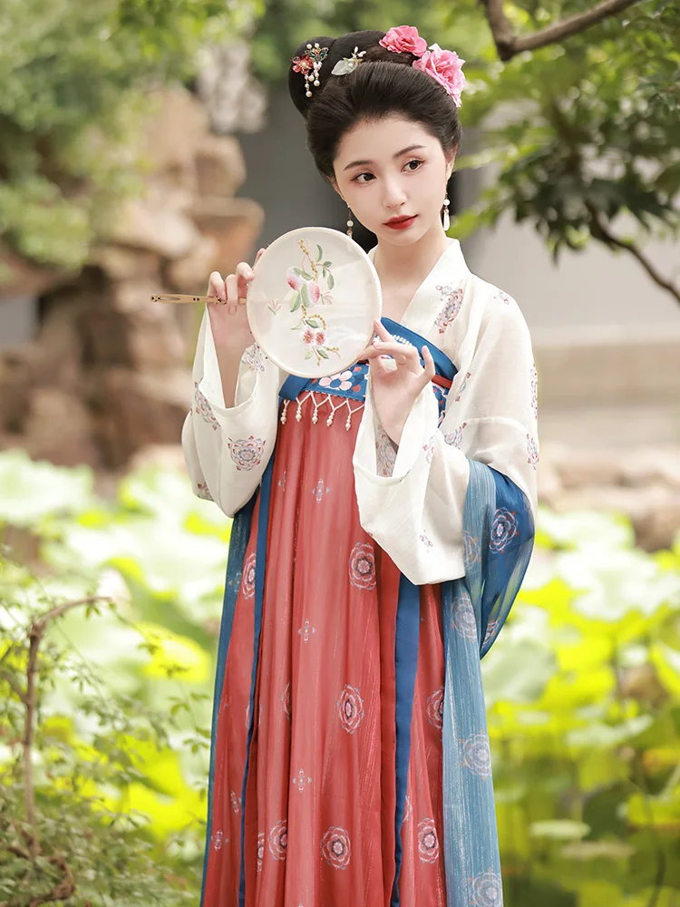 Рисунок 4 - Tang Hanfu женское платье с длинным рукавом