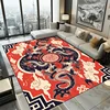 Retro Luxury Black Carpet Living Room Large Size Rug Non-slip Coffee Tables Mat Home Decoration Bedroom Lounge Rug Tapis Salon 2