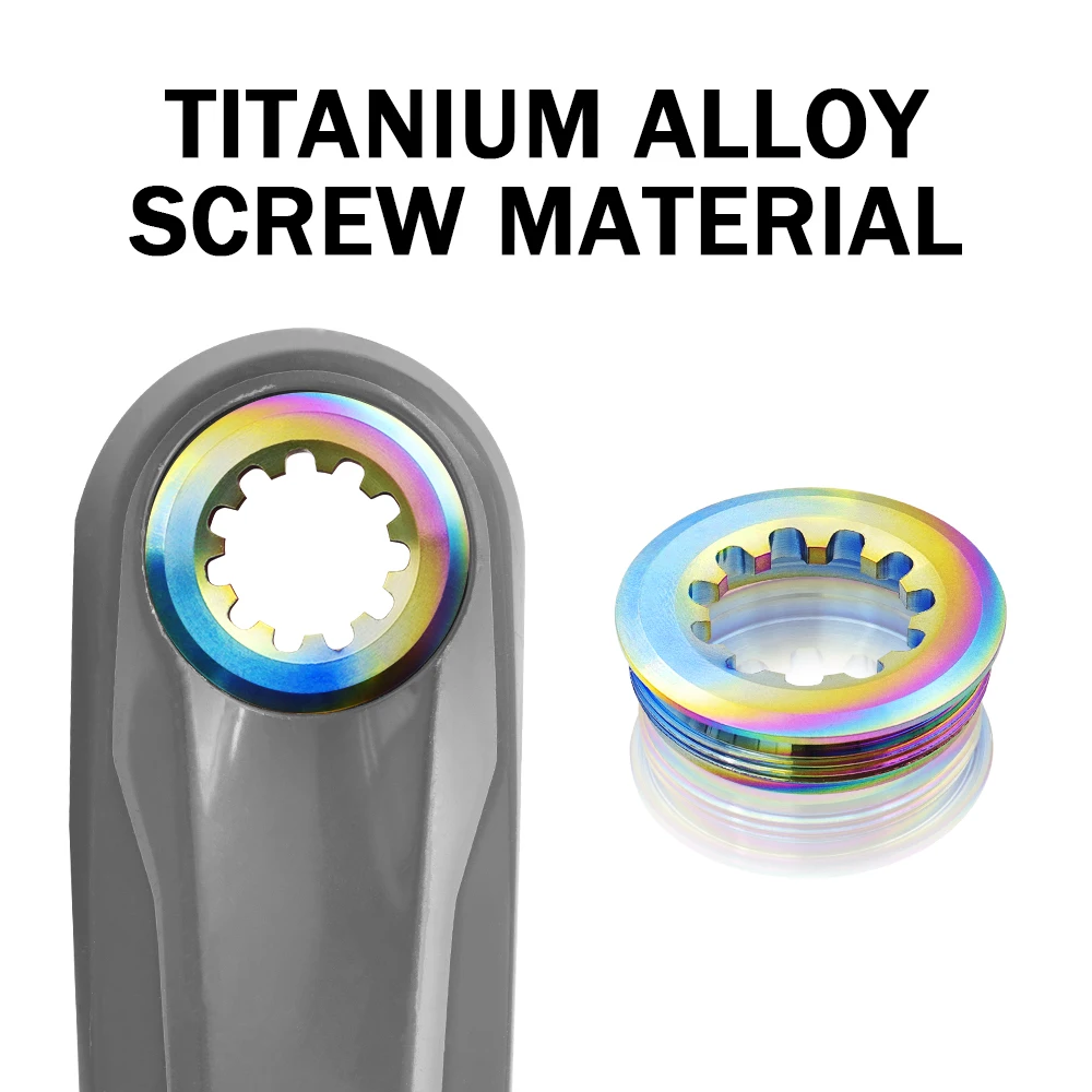 Description Picture 5 of itemBicycle titanium alloy Crank Screw Crank Bolt For-Shimano XTR FC-M9100 Double Bike Crank Parts Cycling Crankset Accessories