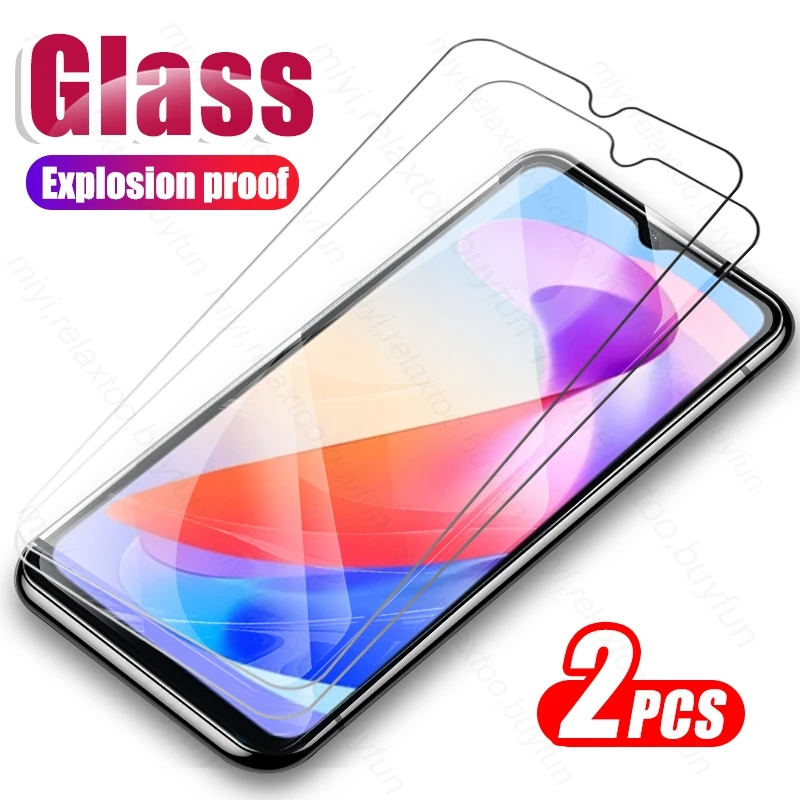 

2PCS Full Cover Tempered Glass For HonorX6a Honor X6a 4G 9H Premium Screen Protector HD Film Honar Honer X6 a X 6a WDY-LX2 6.56"