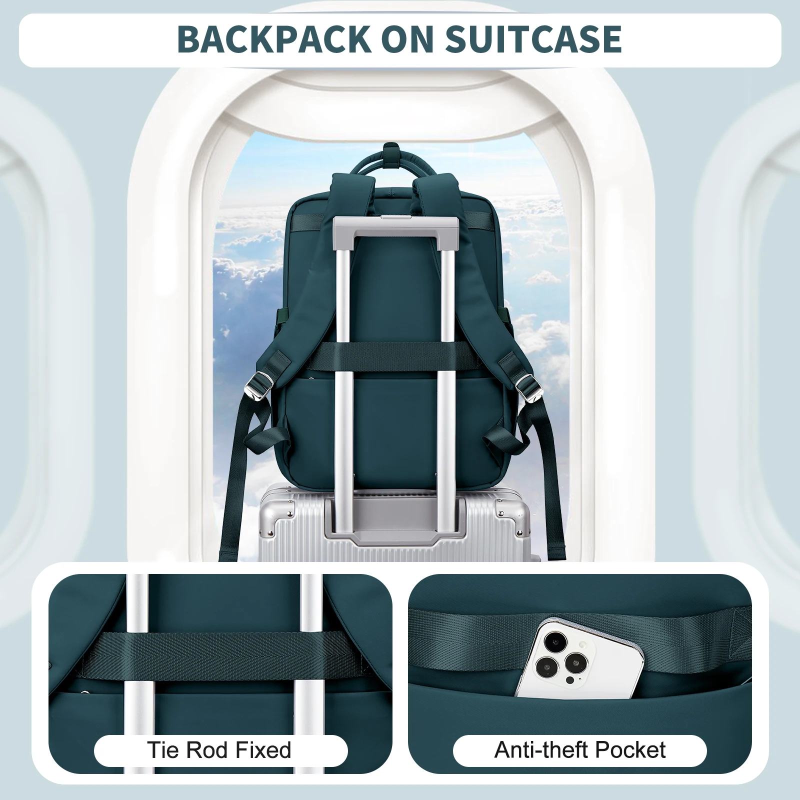 Women's Backpack Fashion School Backpack New Student Bookbag Korean for Teenager Girls College Bag Outdoor Waterproof Laptop Bag - Image 2