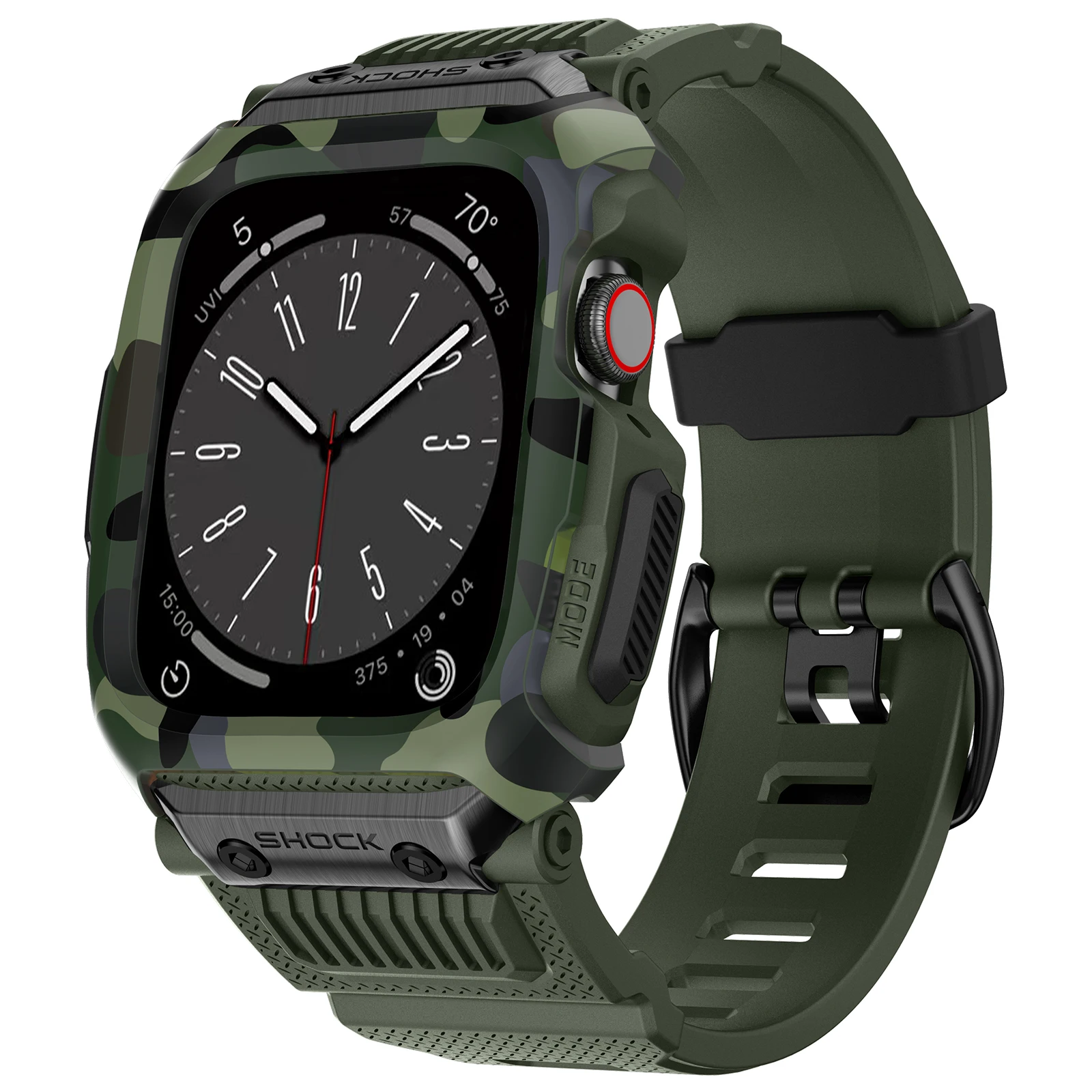 Integrated Strap and Protective Case for Smartwatch Accessories