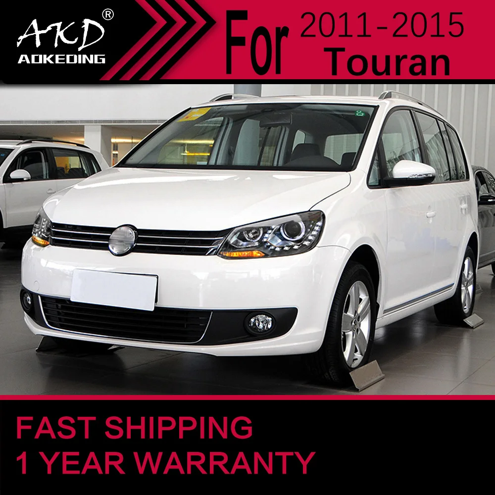 Vw touran 2011-2015用ヘッドライト,バッテリー駆動の自動車用ヘッド