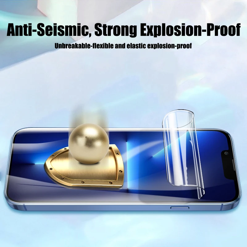 Premium Hydrogel Full Cover Screen Protector Set - 4 Pack
