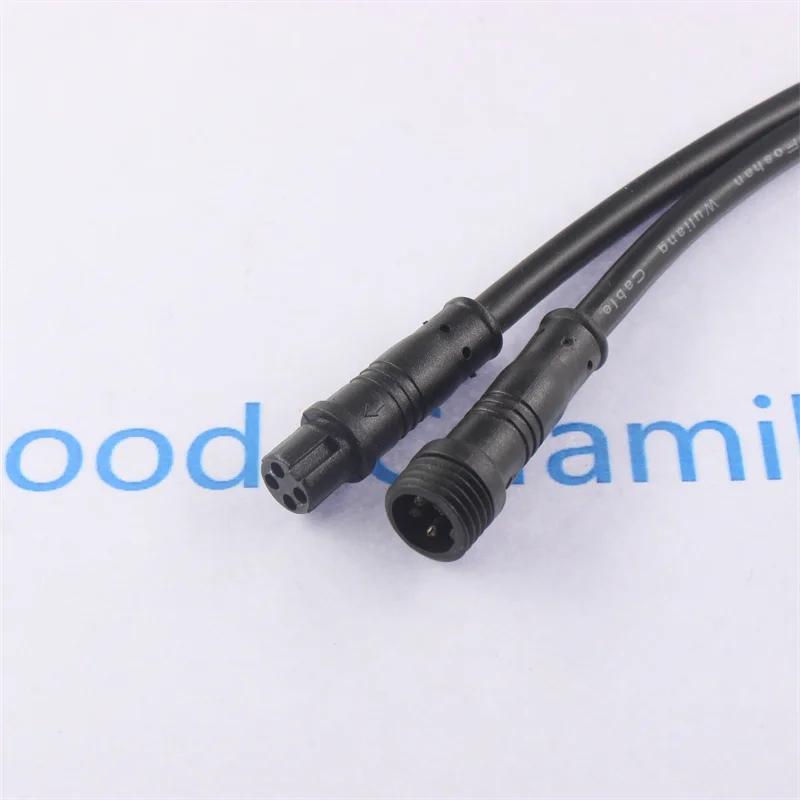 Waterproof Industrial-Grade Aviation Connector with Male-Female Docking, Available in 2, 3, and 4 Cores
