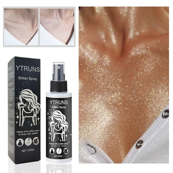 100ml high gloss glitter spray, can be used for body/hair/clothes 1