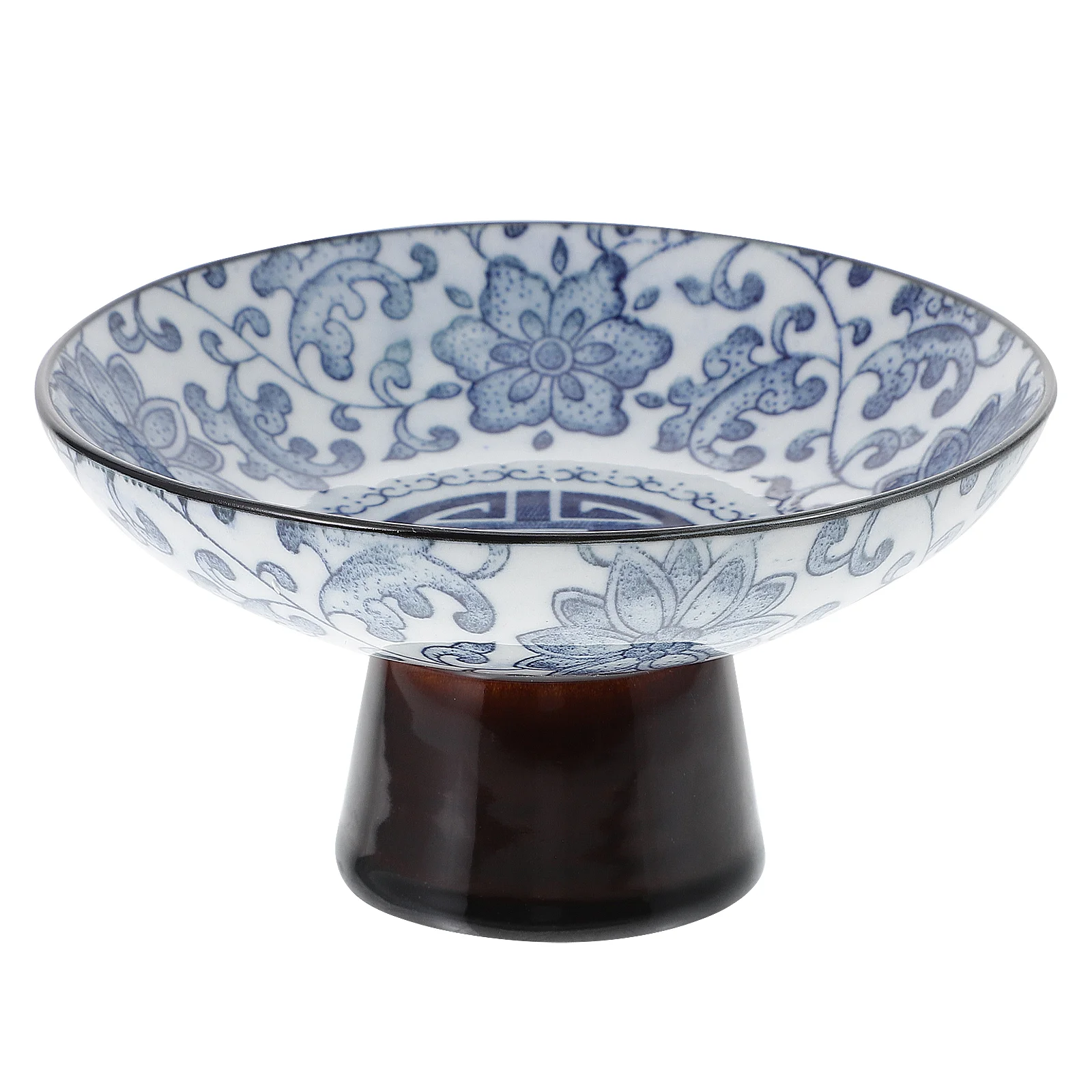 

Salad Bowls Ceramic Stemware Decorative Food Container Storage Tray Fashion Plate Display Stand Tea Cake Dish Party