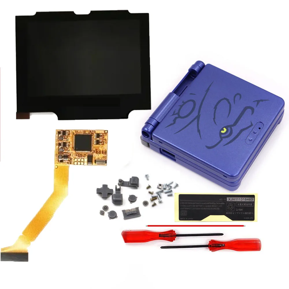 HISPEEDIDO V2 IPS スクリーン GBA SP 3.2 インチ液晶交換キット