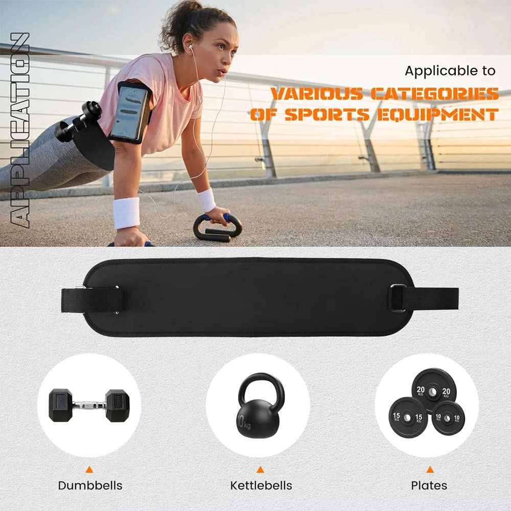 Enhanced Hip Thrust & Glute Bridge Workout Belt with Pad