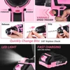 Pink Drill Tool Kit Set: 20V Cordless Power Drill Tool Box with Battery Electric Drill Driver for Men Home Hand Repair Basic Too 4