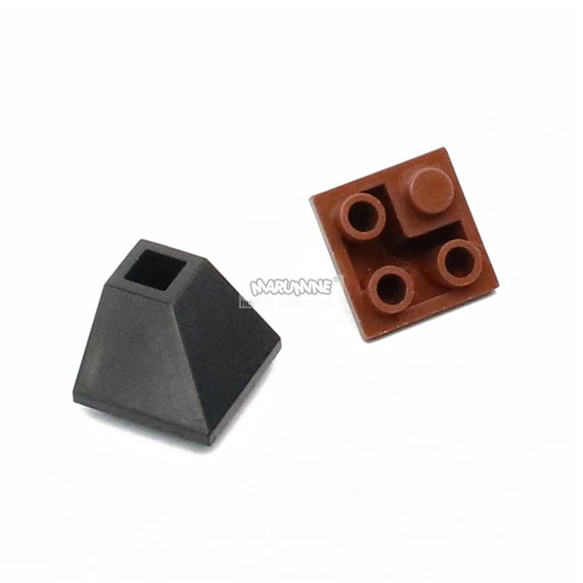 Marumine 45 2x2 Invert Slope Bricks Parts 3676 Roof Tile Corn 50PCS MOC City Building Blocks Accessories DIY Educational Toys 5
