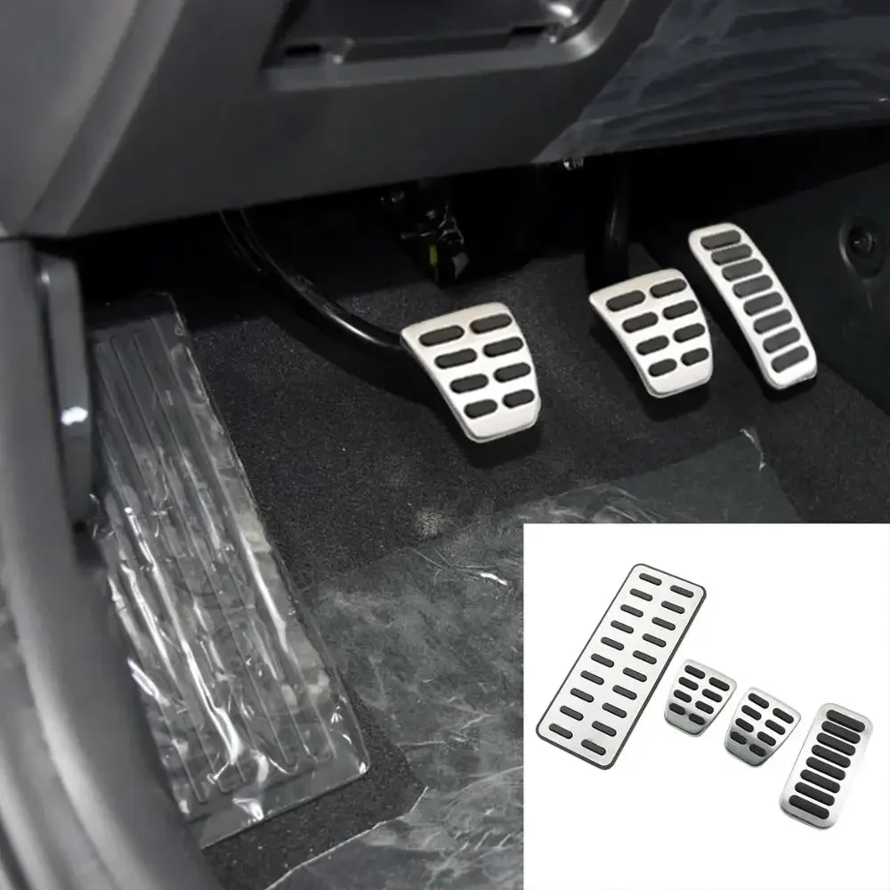

Car Anti -slip Fuel Brake Rest Foot Pedals Auto Pedal Cover Fit For Hyundai Elantra 2017 2018 2019 Accessories