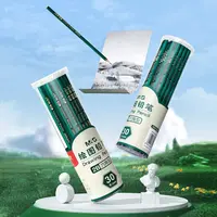 Morning Light (M&G) Stationery 2B Pencils 30-Pack - Classic Green Barreled Hexagonal Wooden Pencils 1