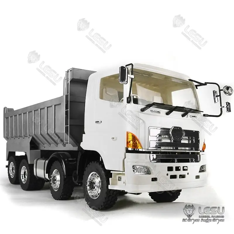 LESU 1/14 truck Tamiya LS-Z0012-8X8 hydraulic dump truck model 4