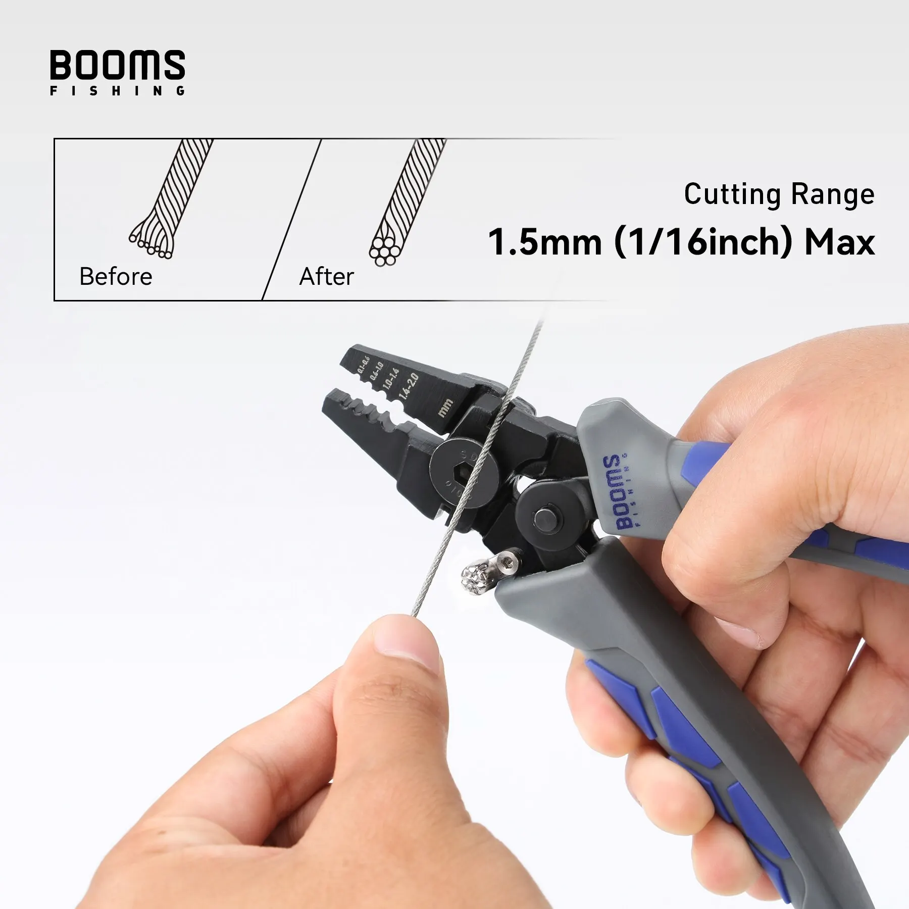 Booms Fishing CP4 Fishing Crimping Pliers High-carbon Steel Wire Scissors Cutting For Crimp Double-Barrel Sleeves Tackle Tools Fishing pliers,fishing scissors,fishing tools,fishing tool,fishing tackle