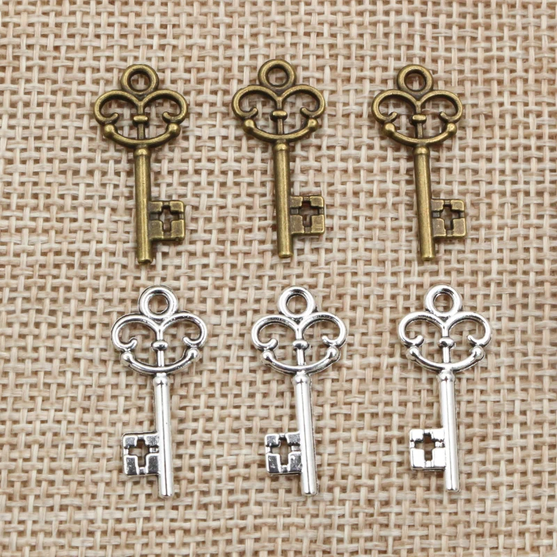 Lot De 10 Breloques Pendentifs Vintage En Bronze Antique – Style Ancien Et Unique