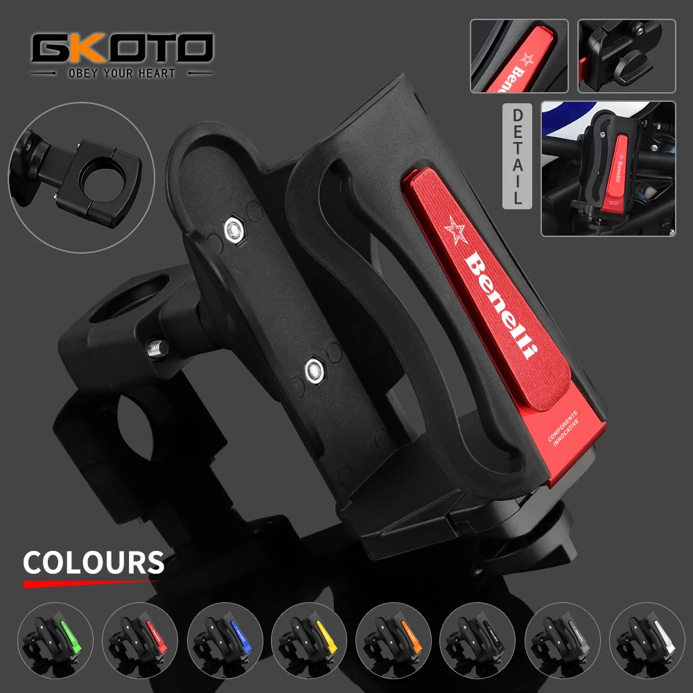 Per Benelli Tnt 125 Tnt 300 Tnt 600 Tnt 899 Moto Regolabile Universale Crash Bar Portaborraccia Staffa Portabottiglie