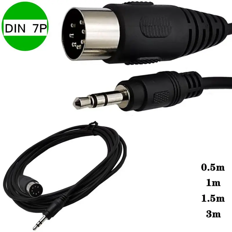 

DIN 7Pin папа к dc3.5мм мужской компьютер TV мобильный телефон MP3 аудио и видео кабель MIDI 7-Core DIN7P 0,5 м 1 м 1,5 м 3 м