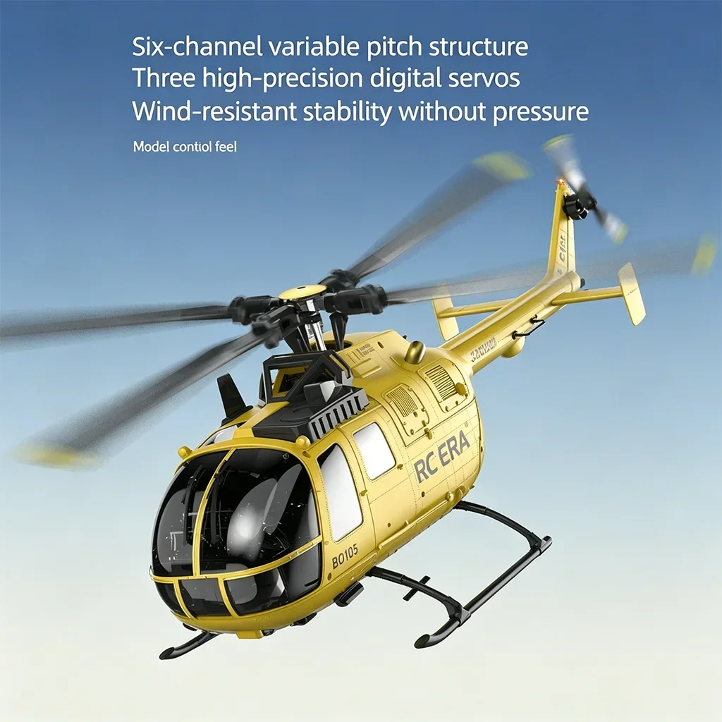 RC ERA C180 RC Helicopter 2.4G 6-Aixs Gyroscope 6CH Altitude Hold Optical Flow Brushless Remote Control Helicopter Toys For Kid - 6