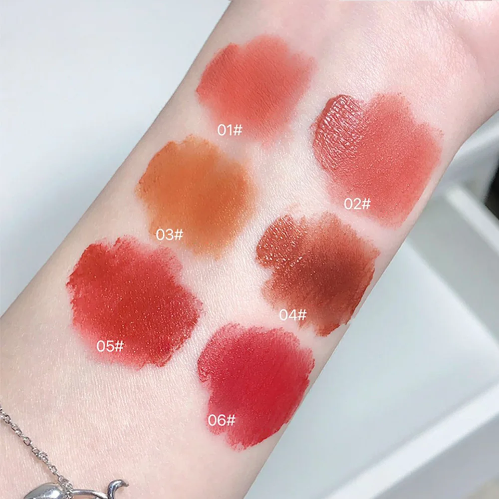 Lip Glaze Gege Bear Rabbit Matte Velvet Lip Clay Long lasting Color Non drying Lipstick