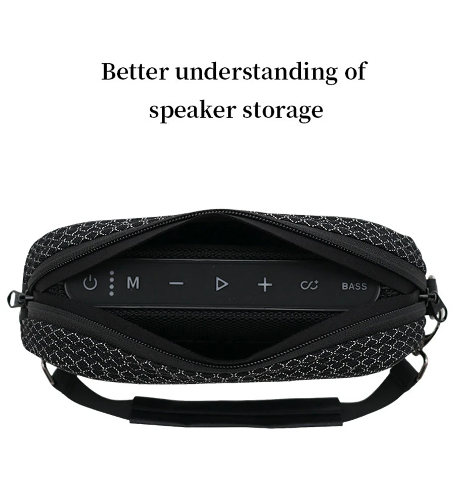 Portable Speaker Bag for OHAYO S6 Speaker Sound Permeable Bags S6 Outdoors Travel Carrying Transparent Case