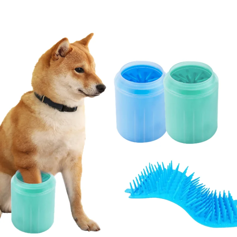 Paw Plunger Pet Paw Cleaner Soft Silicone Foot Cleaning Cup Portable
