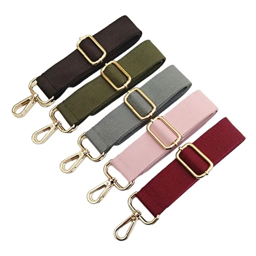 

Adjustable Bag Strap Women Solid Color Replacement Shoulder Bag Strap Cotton Wide Handbag Belt