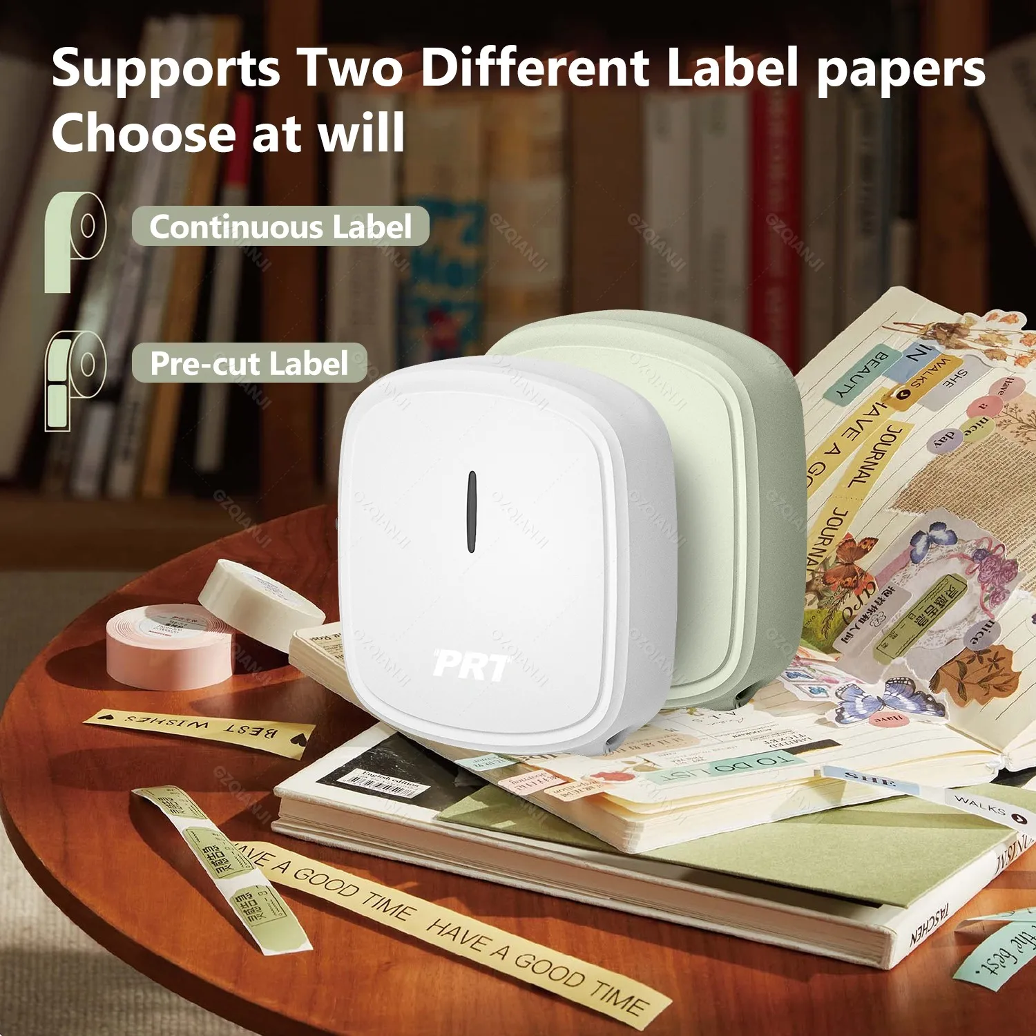 Portable Mini Label Machine Q2 Adhesive Sticker Printer Bluetooth Thermal Pocket Home Office Labeler Similar as D110 D11 Printer