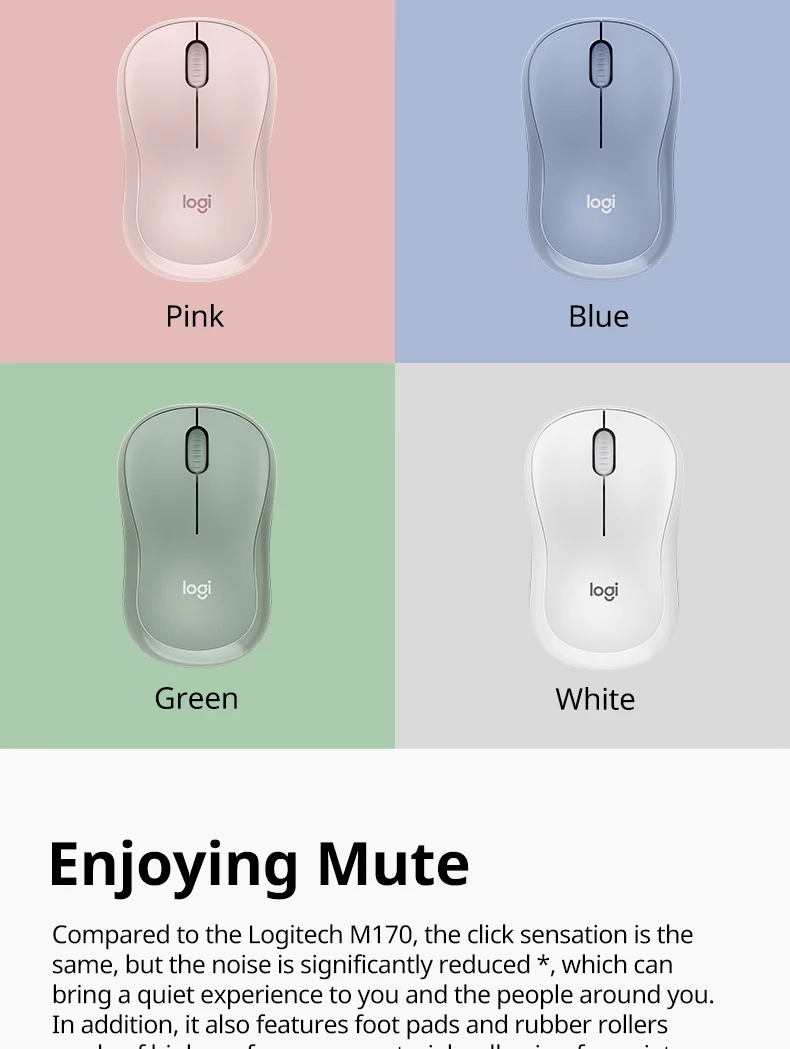 Logitech M221 Бесшумная Беспроводная Мышь | AliExpress