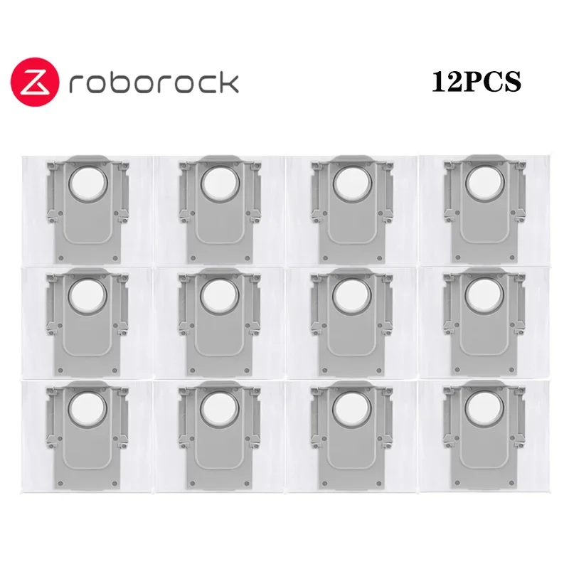 Roborock Robot Vacuum Cleaner Accessory Kit: Dust Bag, Main & Side Brushes, HEPA Filter, Mop Cloths