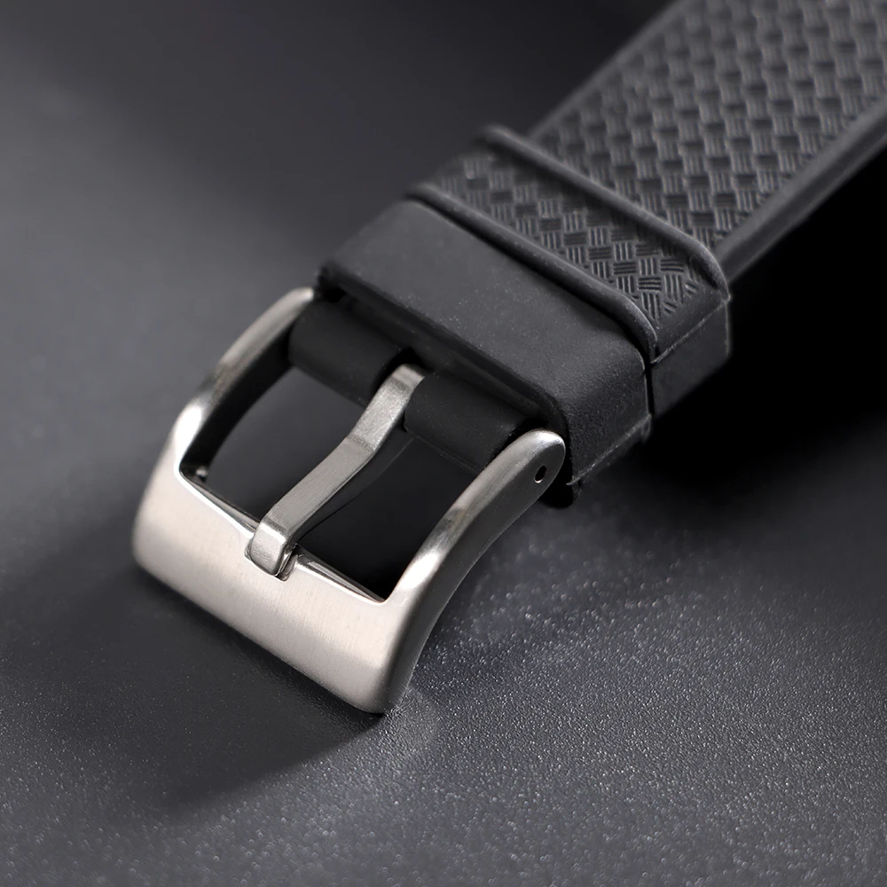 Rubber Silicone Quick Release Sports Fashion Watch Strap (20mm/22mm)