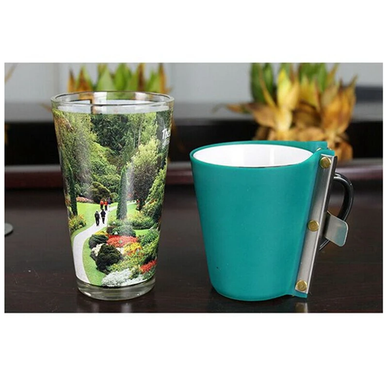 염료 승화 프린터 실리콘 몰드 고정장치, 12Oz 3D 랩 고무 컵 클램프, 5 팩