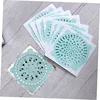 10Pcs Disposable Shower Drain Hair Catcher Round Hair Catchers Waterproof Adhesive Mesh Stickers for Shower Drain Cover Bathroom 4