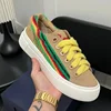 Suede Fashion Color Blocked Wear Resistant Sneakers Versatile Height Increasing Lace Up Couple Comfortable Casual Shoes 4
