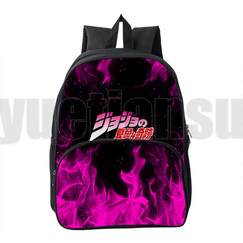 

Trendy 3D Jojo Bizarre Adventure Backpack Children's Anime Japanes School Bags for Teenage Girl 16 Inch Kindergarten Bookbag