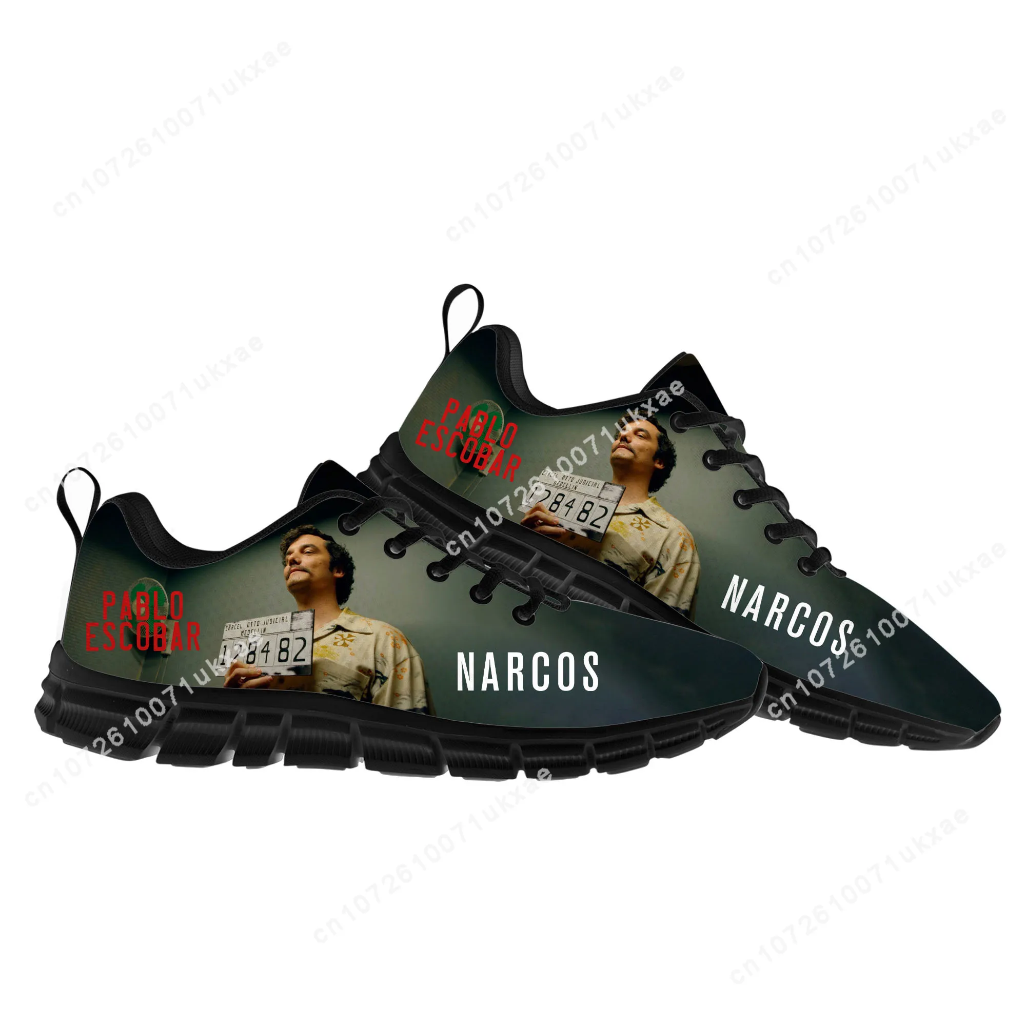 

Narcos Sports Shoes Mens Womens Teenager Kids Children Sneakers High Quality Pablo Escobar Casual Sneaker Couple Custom Shoes