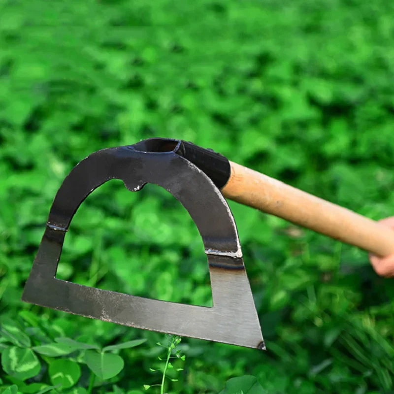 Gardening Hoe Hollow Hoe Weeding Rake Labor-saving Weeding & Loosening Soil Artifact Harrow Handheld steel weeding hoe Hoe Farm Tool Gardening