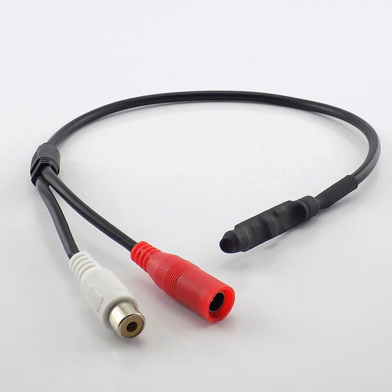Sistema di videosorveglianza CCTV DC 12V con microfono audio e ingresso di alimentazione RCA per telecamere di sicurezza. C5 - immagine 6