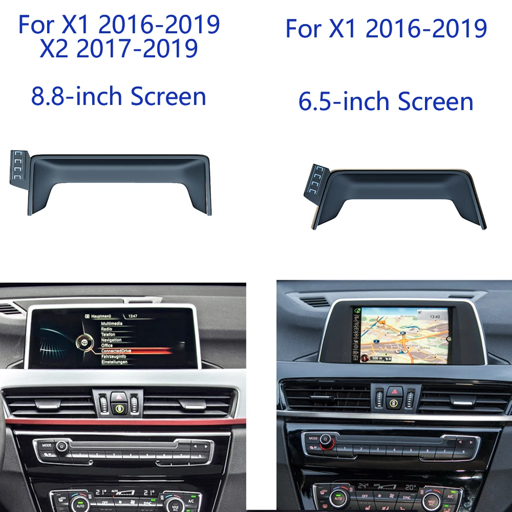 For BMW X1 F48 F49 2016 - 2019  X2 F39 2017 - 2019  Car Phone Holder Screen Fixed Navigation Bracket Base Wireless Charging