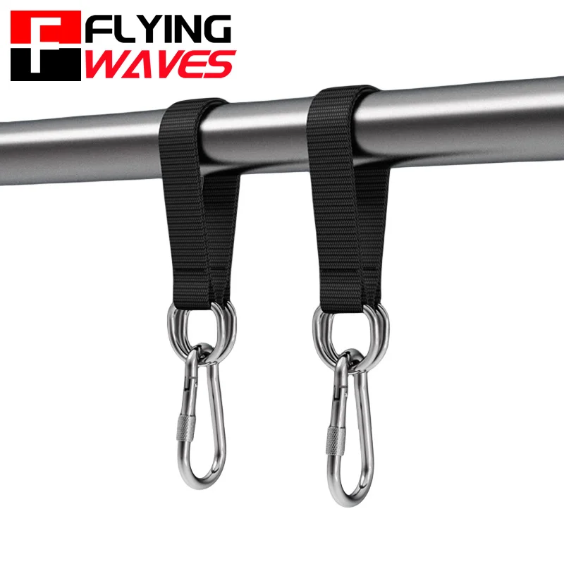Tree Swing Straps 200kg Heavy Duty Hook Ring Hanging Belt Connecting Belt for Hammock Punching Bag Swing Horizontal Bar