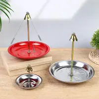 Incense Burner Stainless Steel Ash Catcher Coil Red Anti Extinguishing Plate Ring Rack Home Decor for Meditation Aromatherapy - Image 6