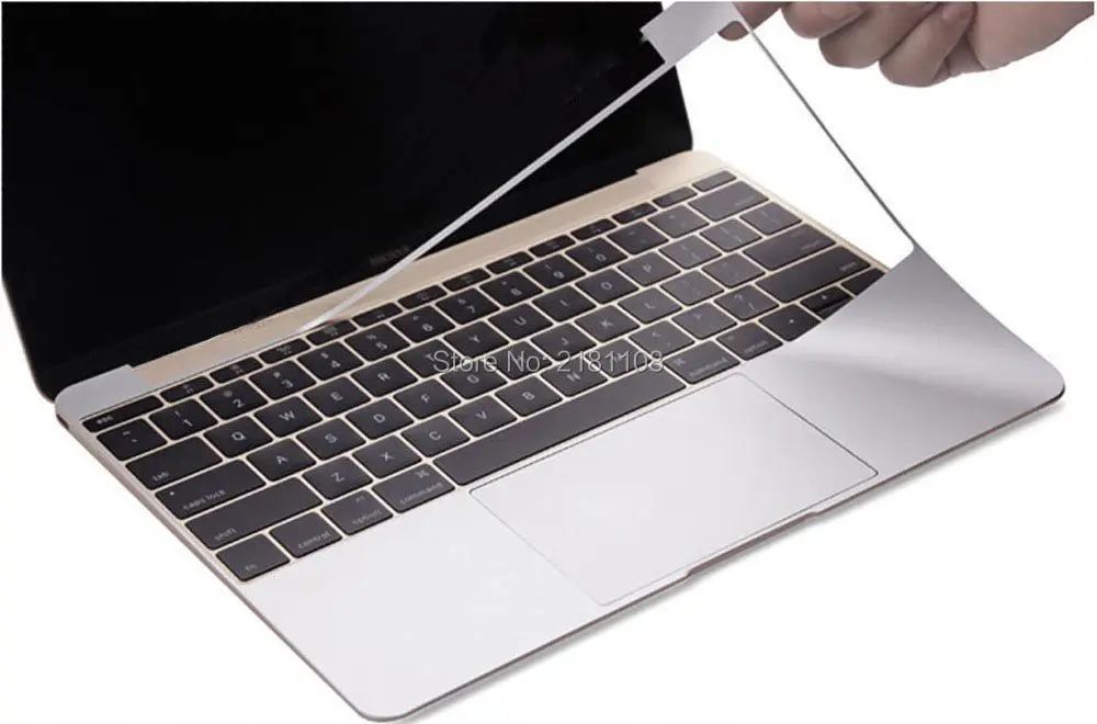 for MacBook Pro 13.3 A1278 15 A1286 with CD ROM 2009 2010 Mid 2012 Trackpad Body Guard Protective Silver Sticker Skin