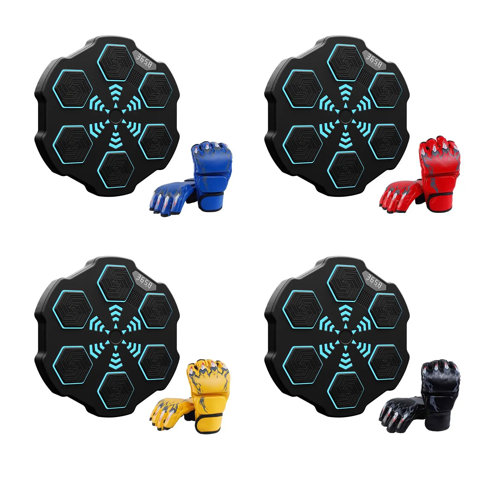 

Боксерская машина, умный тренировочный тренажер для бокса, настенная Регулируемая электронная боксерская настенная мишень для карате, тренажерного зала, тренировок, товары для дома