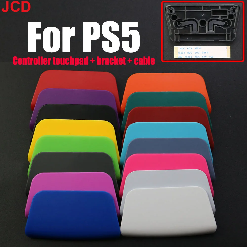 

JCD 1Sets Replacement Touchpad For PS5 Controller Touch Pad+bracket With 18Pin Flex Ribbon Cable For PS5 Gamepad Accessories