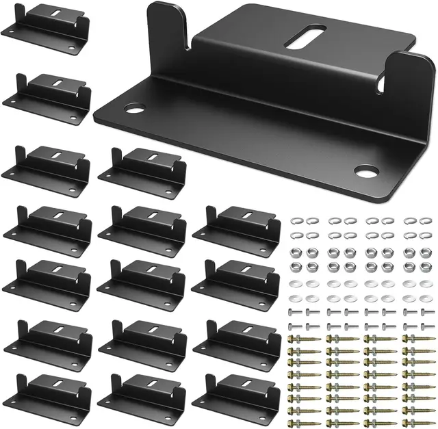 Kits de support de montage en aluminium pour panneau solaire, support de toit de Style Z, panneau photovoltaïque, support en Z pour voiture, bateau, RV, Yacht 1
