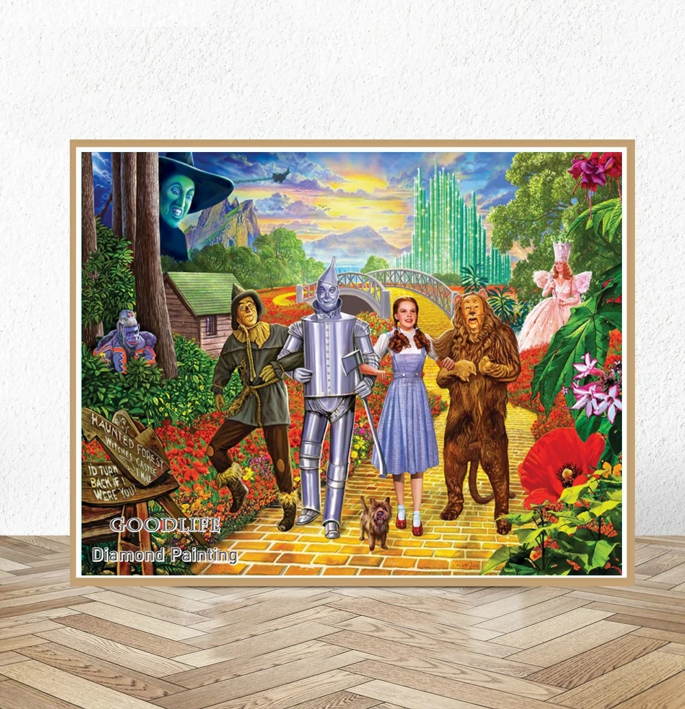 5d Diamond Painting Wizard Oz, Wizard Oz Decor