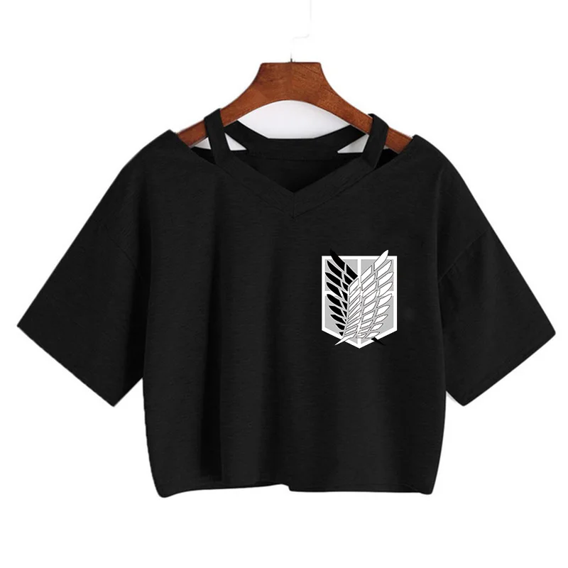 

Attack on Titan Graphic print T Shirt Shingeki No Kyojin T-shirt Manga Harajuku Casual Top Tee
