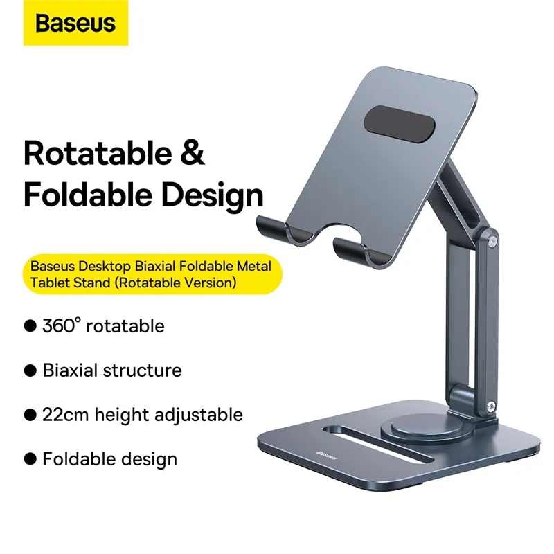 Baseus-suporte Metálico para Mesa Dobrável Biaxial para Tablets - Imagem 4