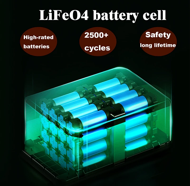 LiFePO4 Portable Power Station 1200W 1008WH Mobile Power Supply Solar Generators