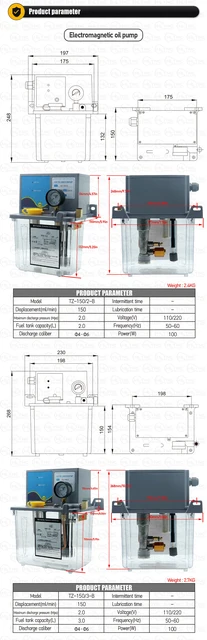 Toplionace 220V Schmierölpumpe 2L – 60W Automati Produktbild-Vorschau 4